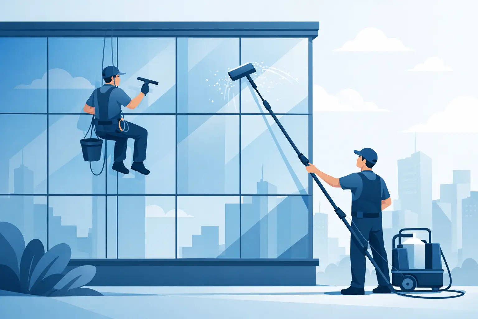 Window Cleaning Without Scaffolding